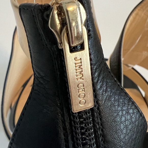 Jimmy Choo Besso Mixed Sandals - Picture 6 of 12